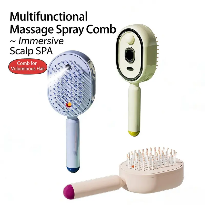 🌸LAST DAY 49% OFF✨Electric Spray Air Cushion Massage Comb