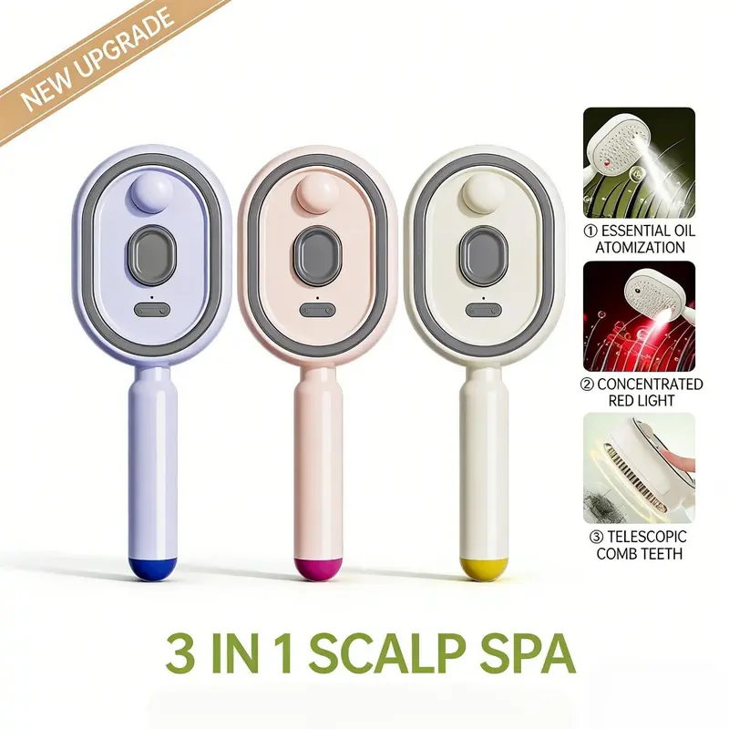 🌸LAST DAY 49% OFF✨Electric Spray Air Cushion Massage Comb