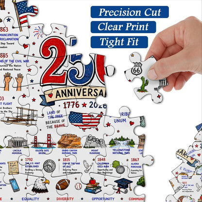 🧩🎁 Patriotic America Jigsaw Puzzle 1000 Pieces