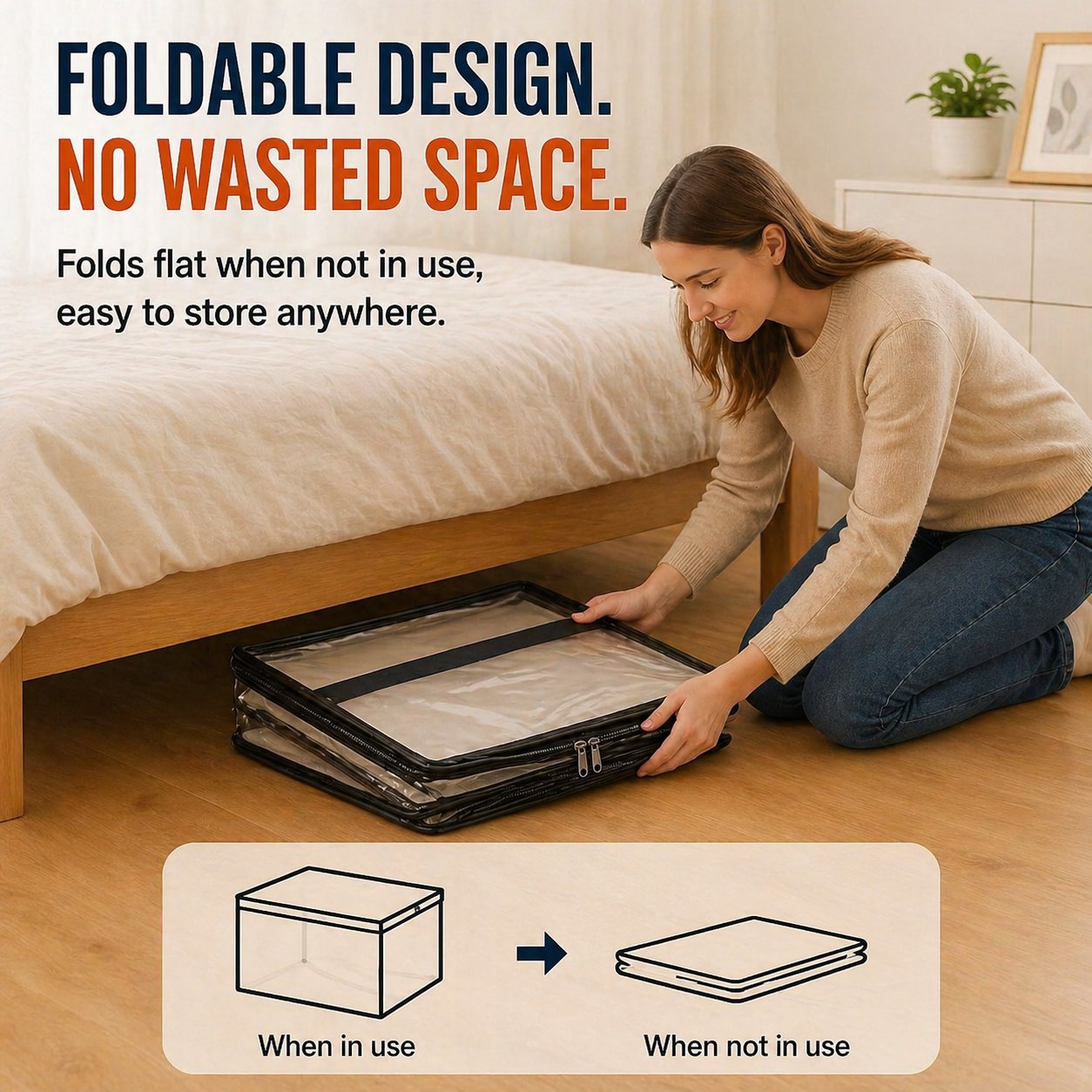 📦👕 Ultimate Moisture-Proof Storage Bags: Extra Large & Fully Transparent 📦